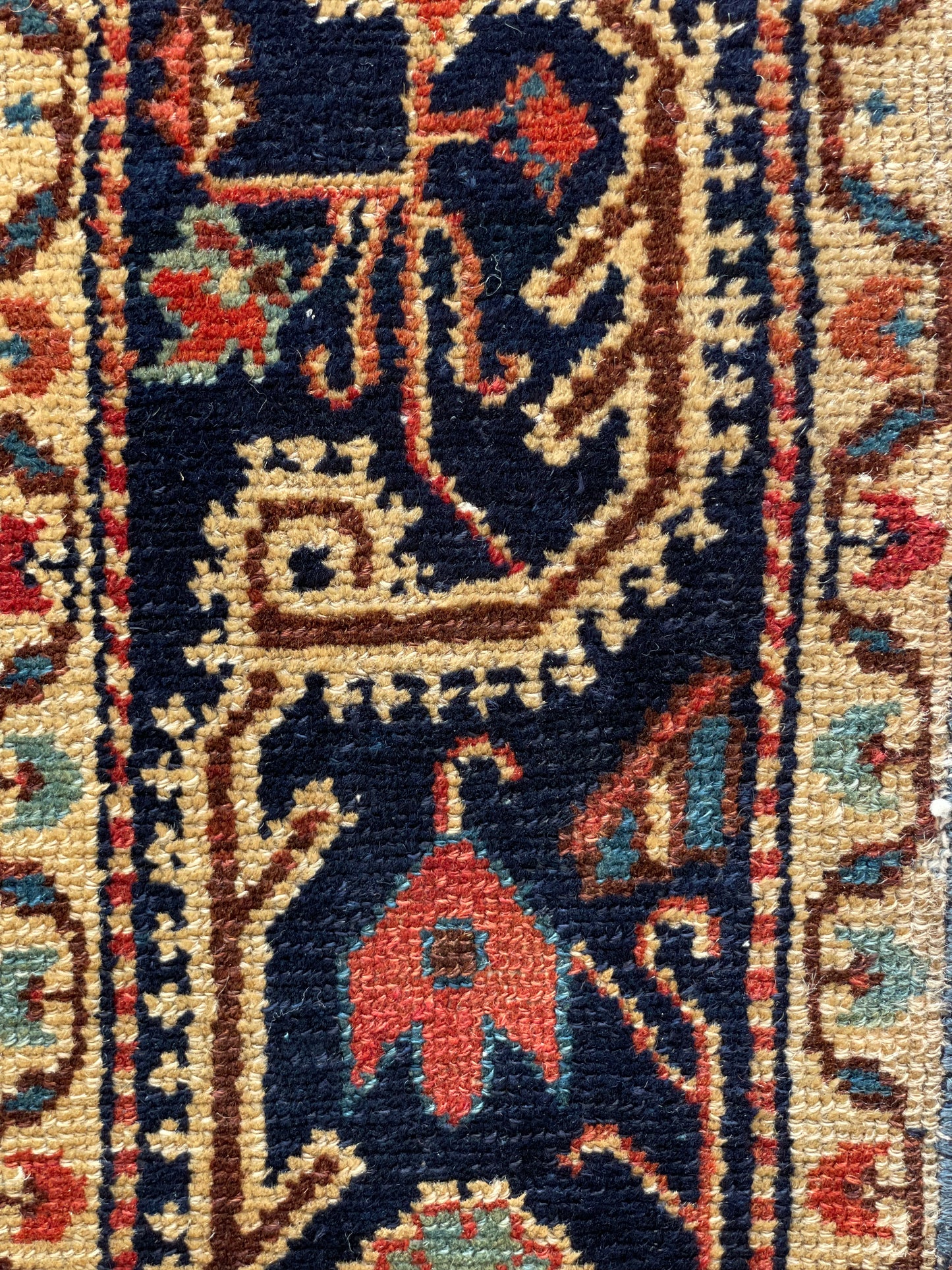 Antique Persian Jozan Rug Circa 1900