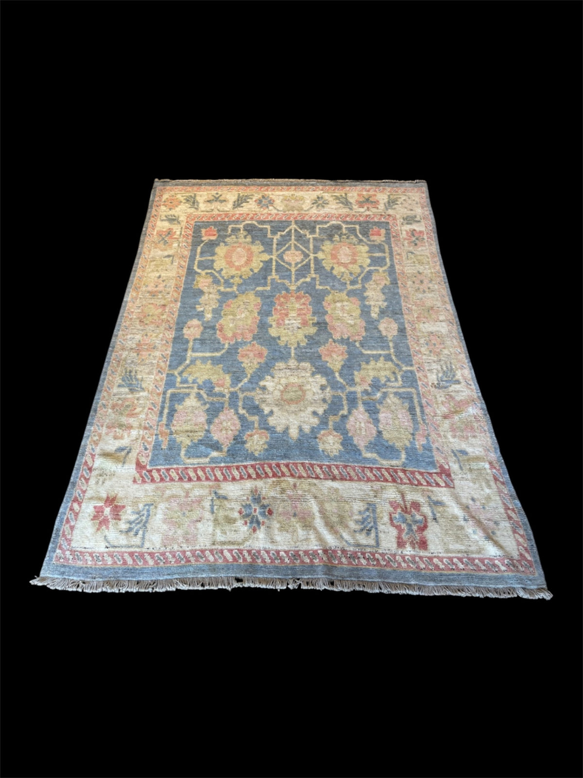 Large Turkish Oushak Design Carpet