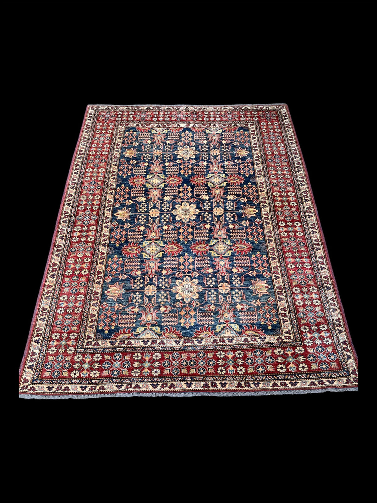 Large Fine Afghan Kazak Carpet