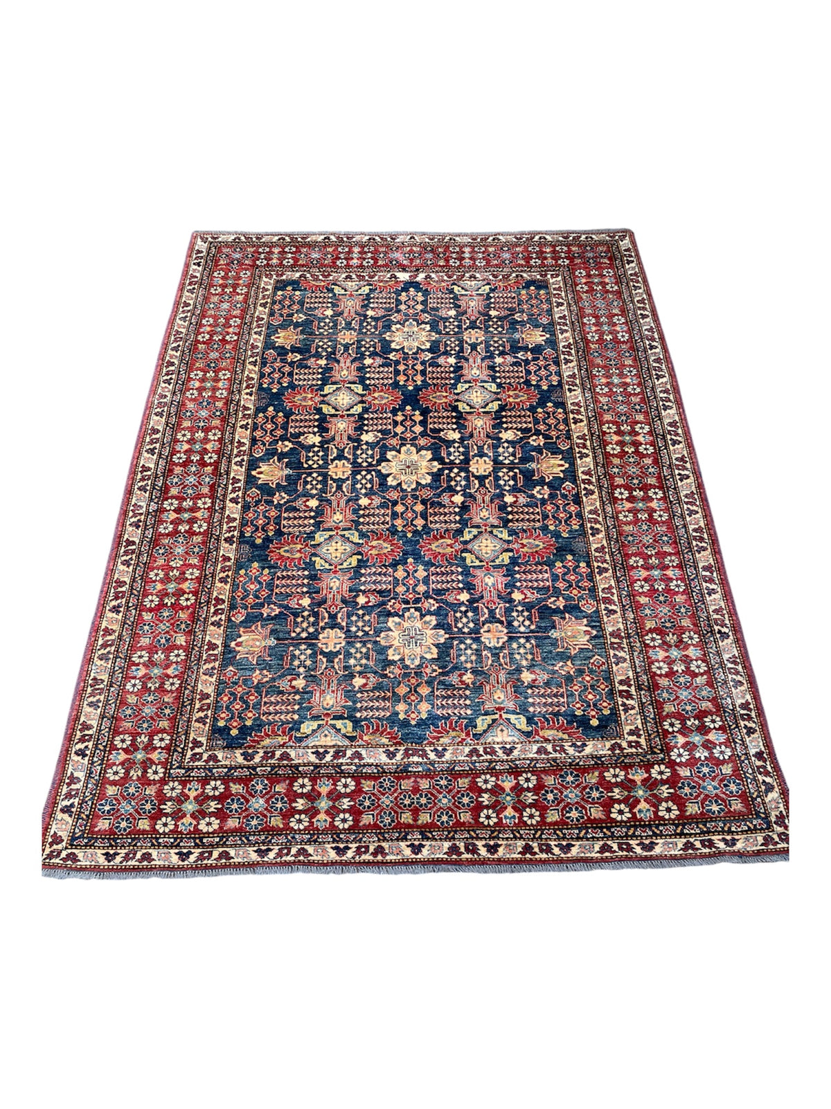 Large Fine Afghan Kazak Carpet
