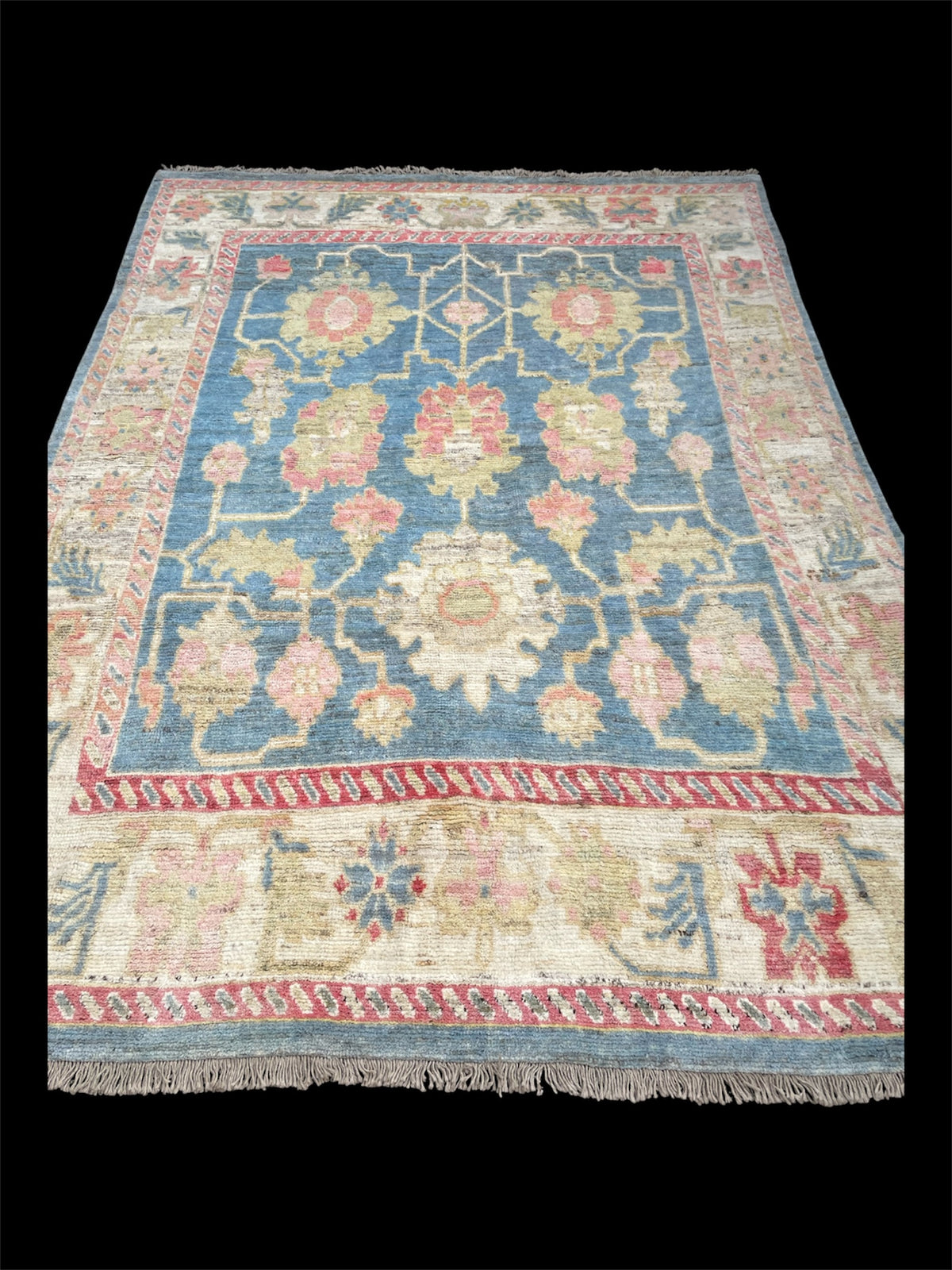Large Turkish Oushak Design Carpet