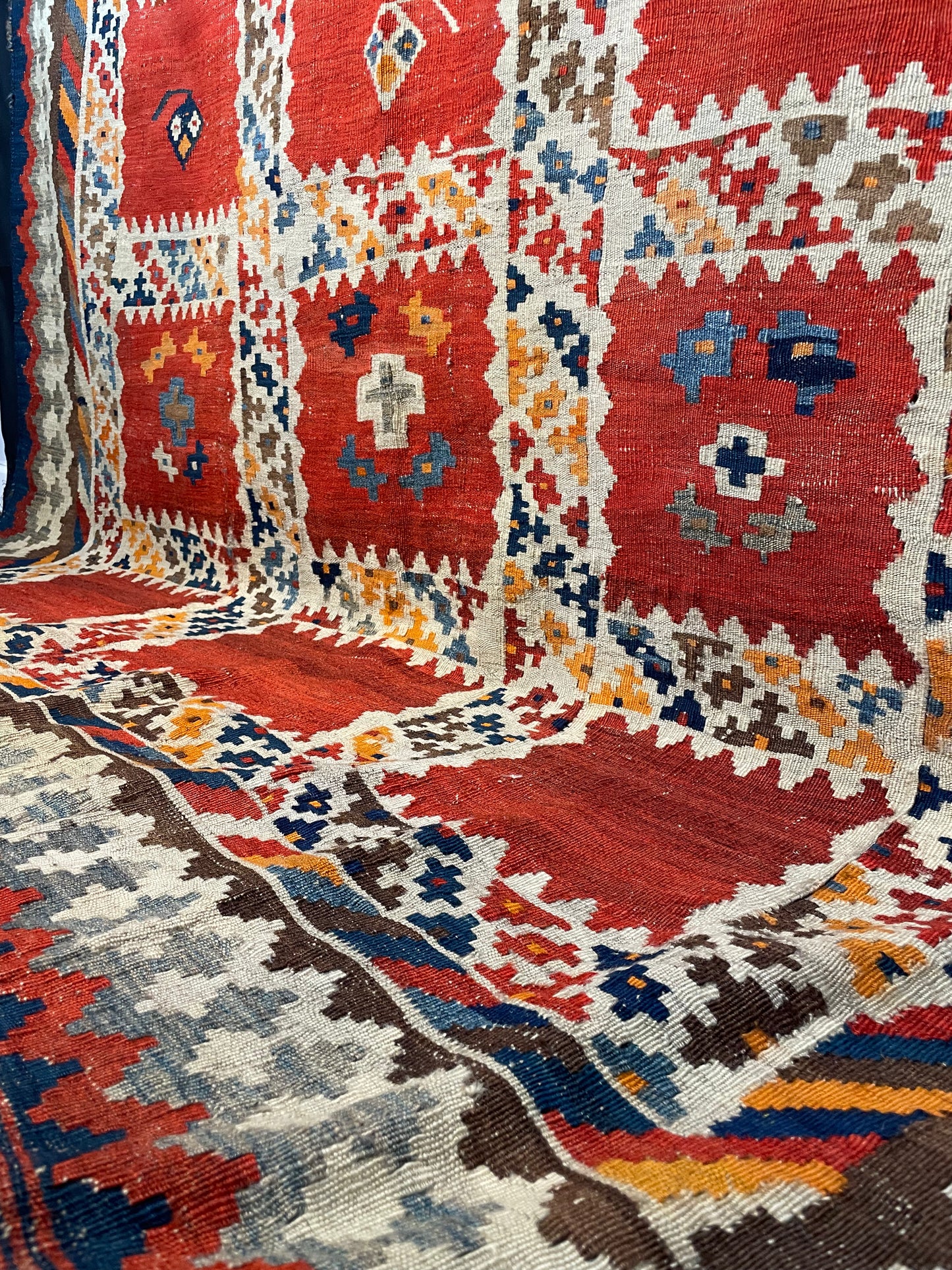 Antique Qashqai Kilim