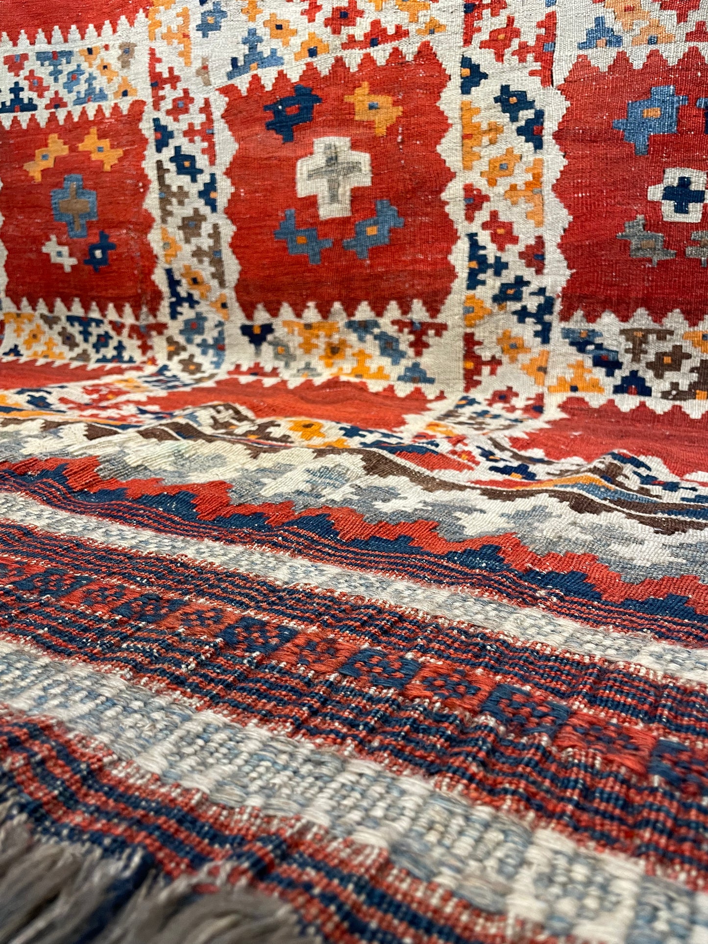 Antique Qashqai Kilim