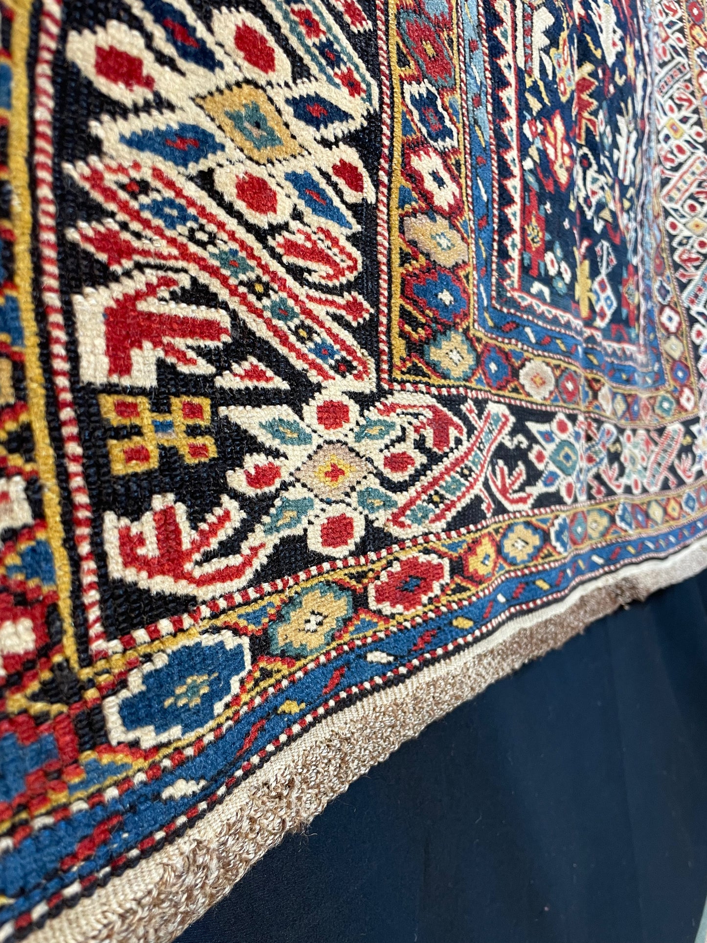 Antique Caucasian Chichi Kuba Rug