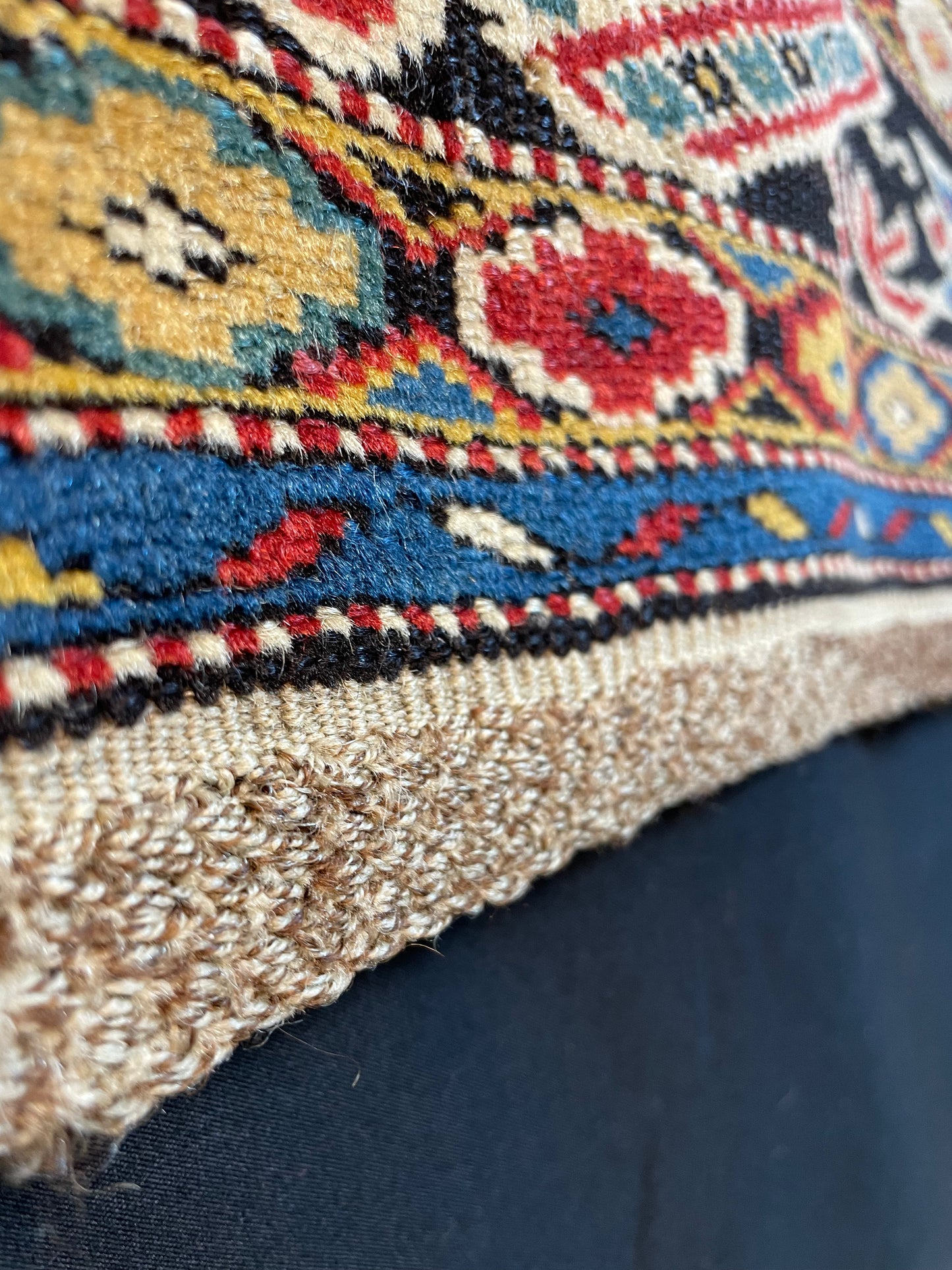 Antique Caucasian Chichi Kuba Rug