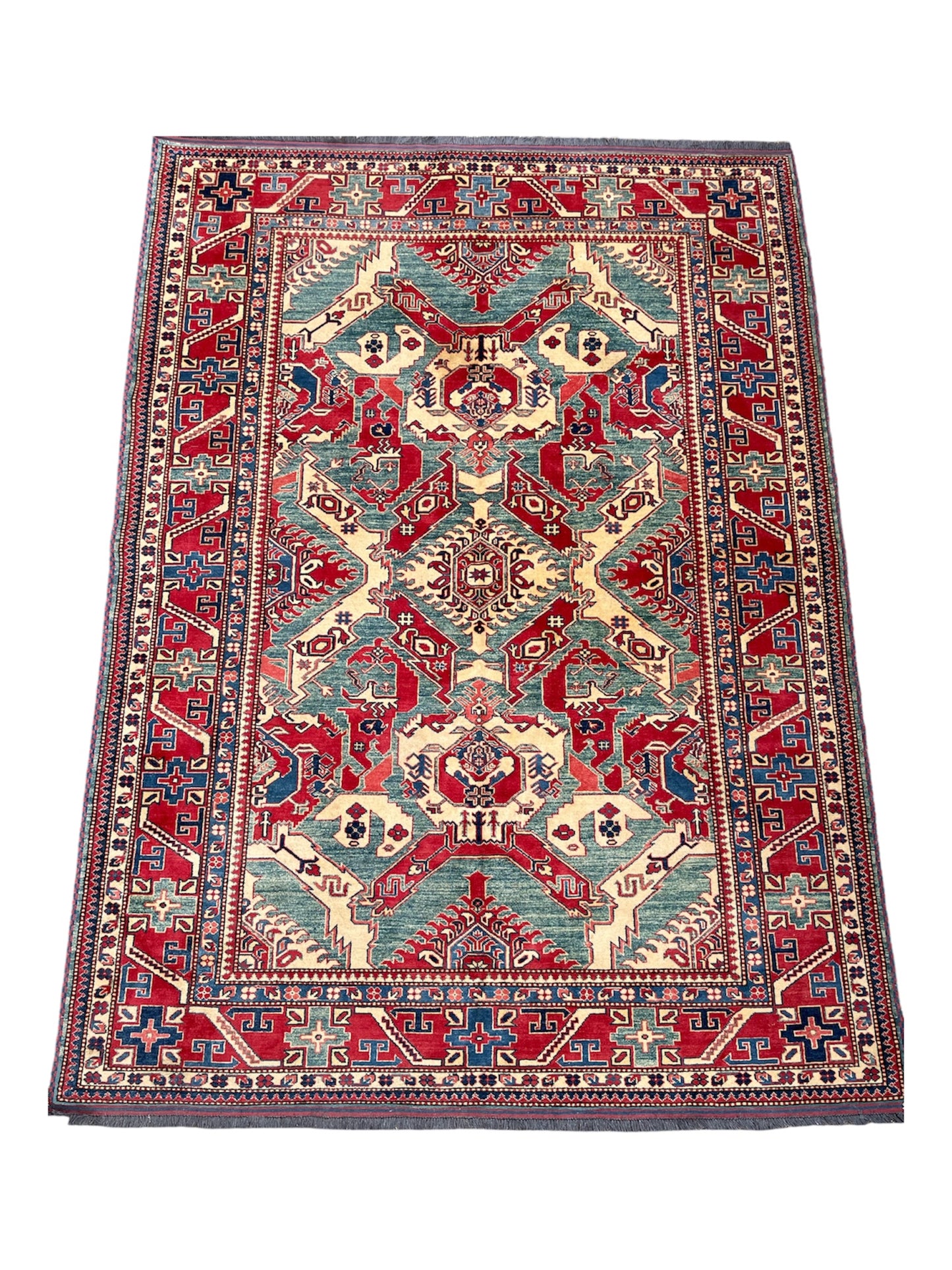 Afghan Caucasian ‘Dragon’ Design Rug