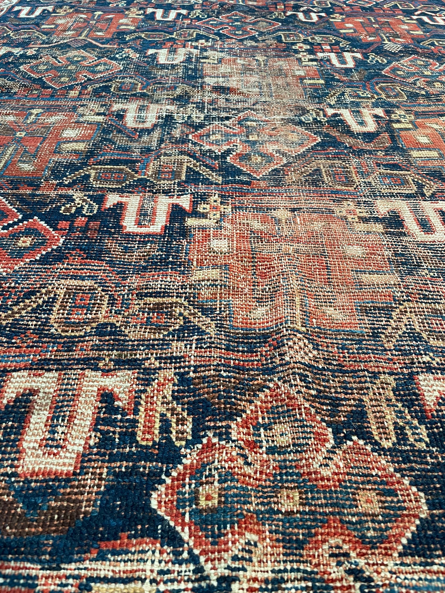 Antique Tribal Afshar Rug