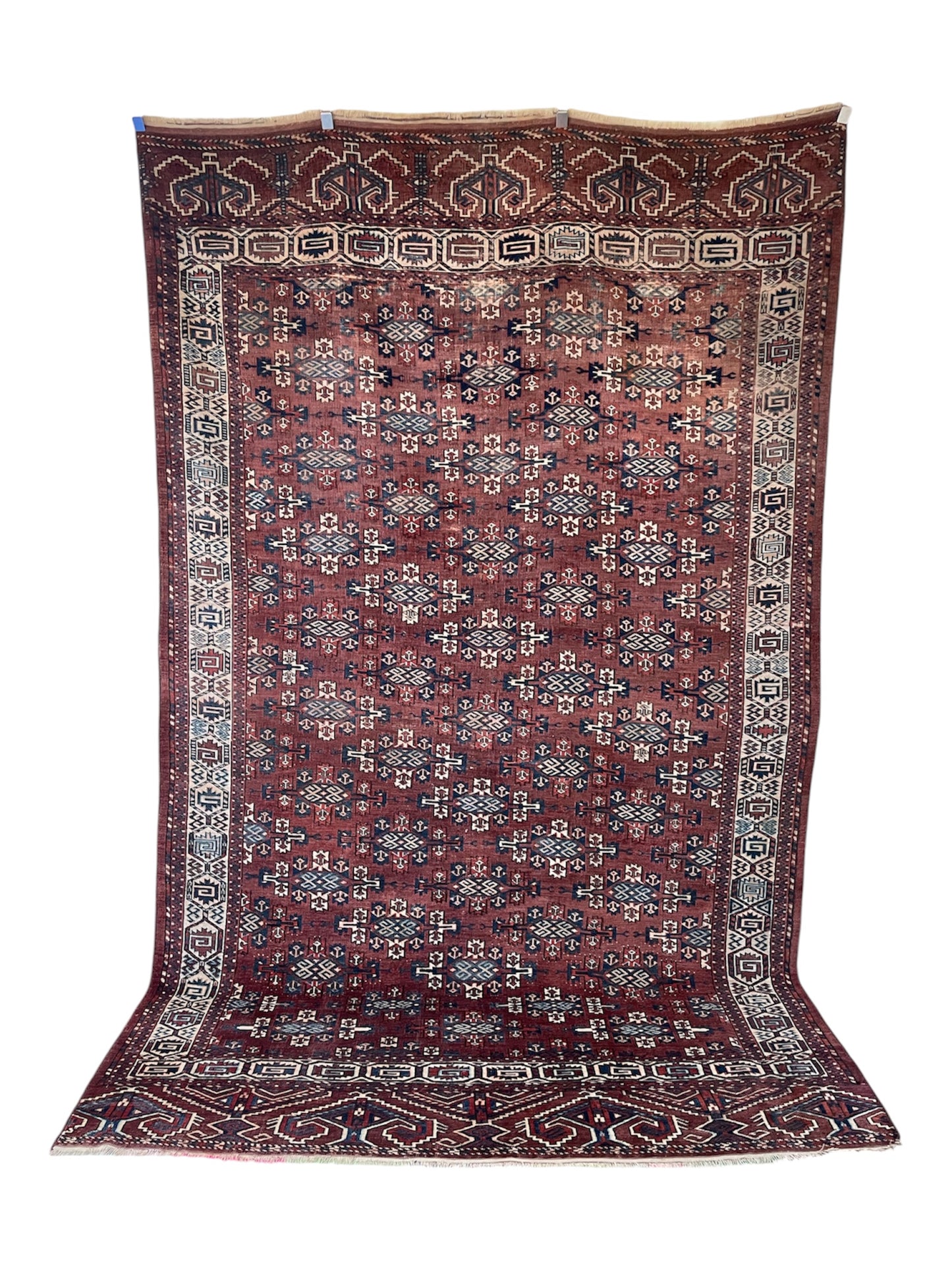 Turkoman Yomut Main Carpet Late 19th Century
