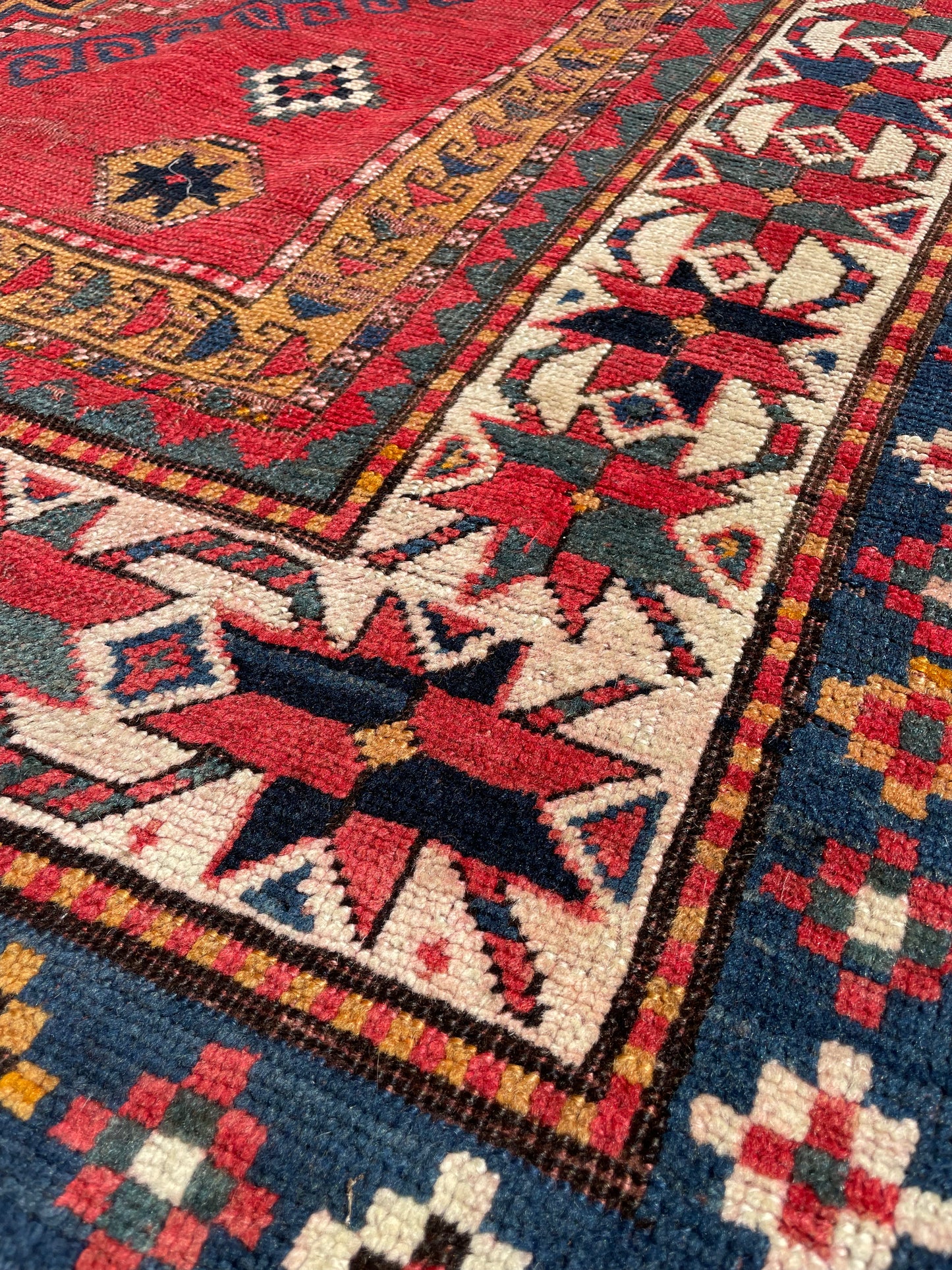 Antique Armenian Kazak Rug