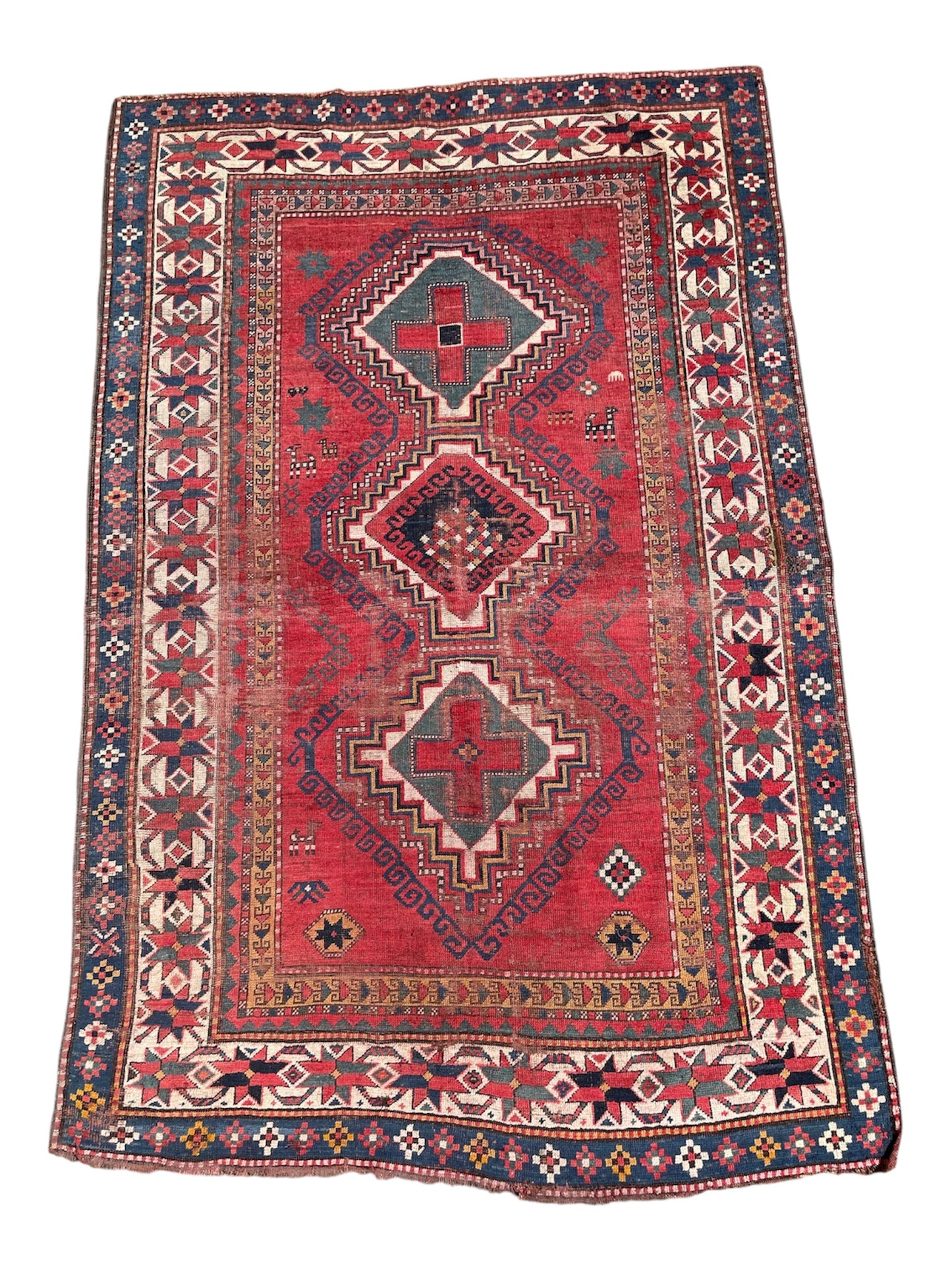 Antique Armenian Kazak Rug