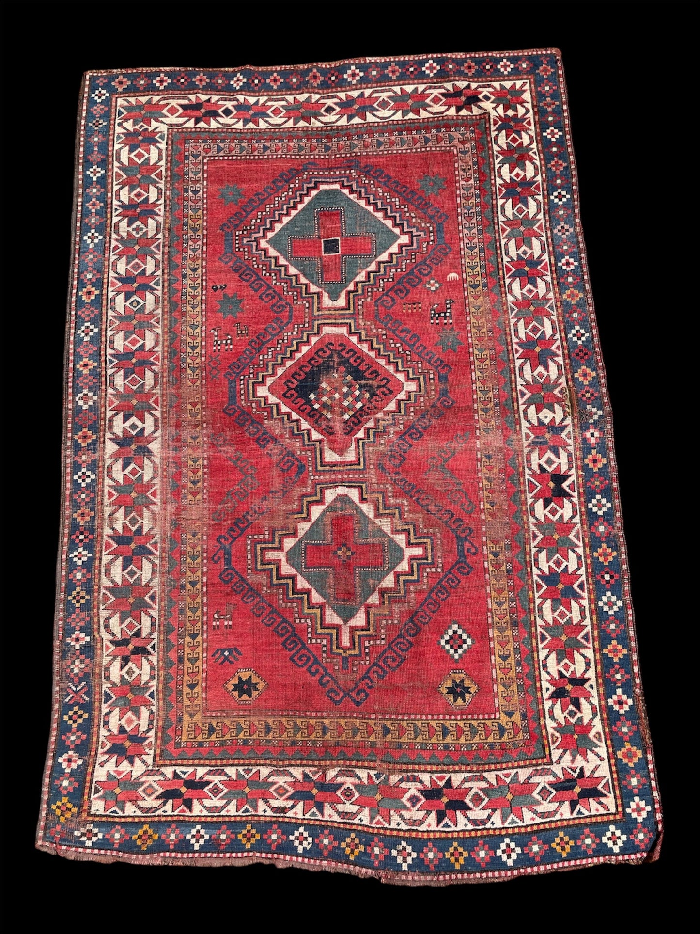 Antique Armenian Kazak Rug
