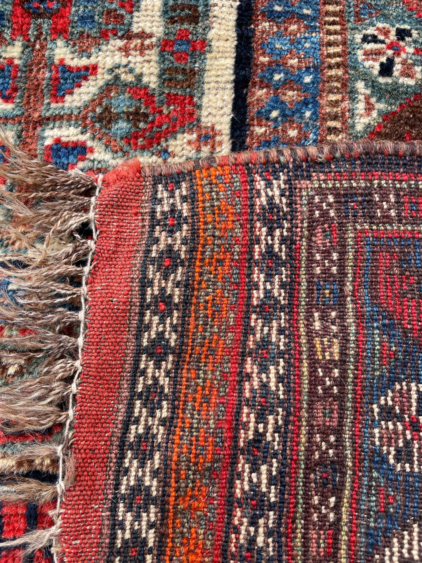 Antique Khamseh Confederacy Baharlu Tribal Main Carpet