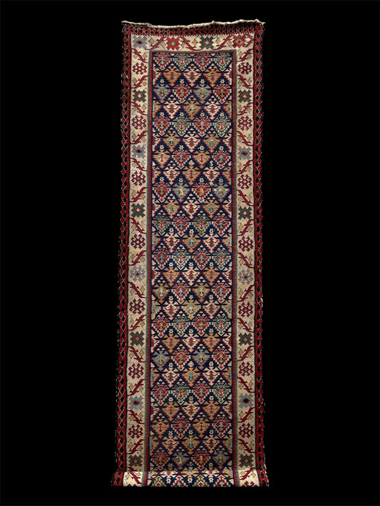 Antique Kurdish Kilim Runner