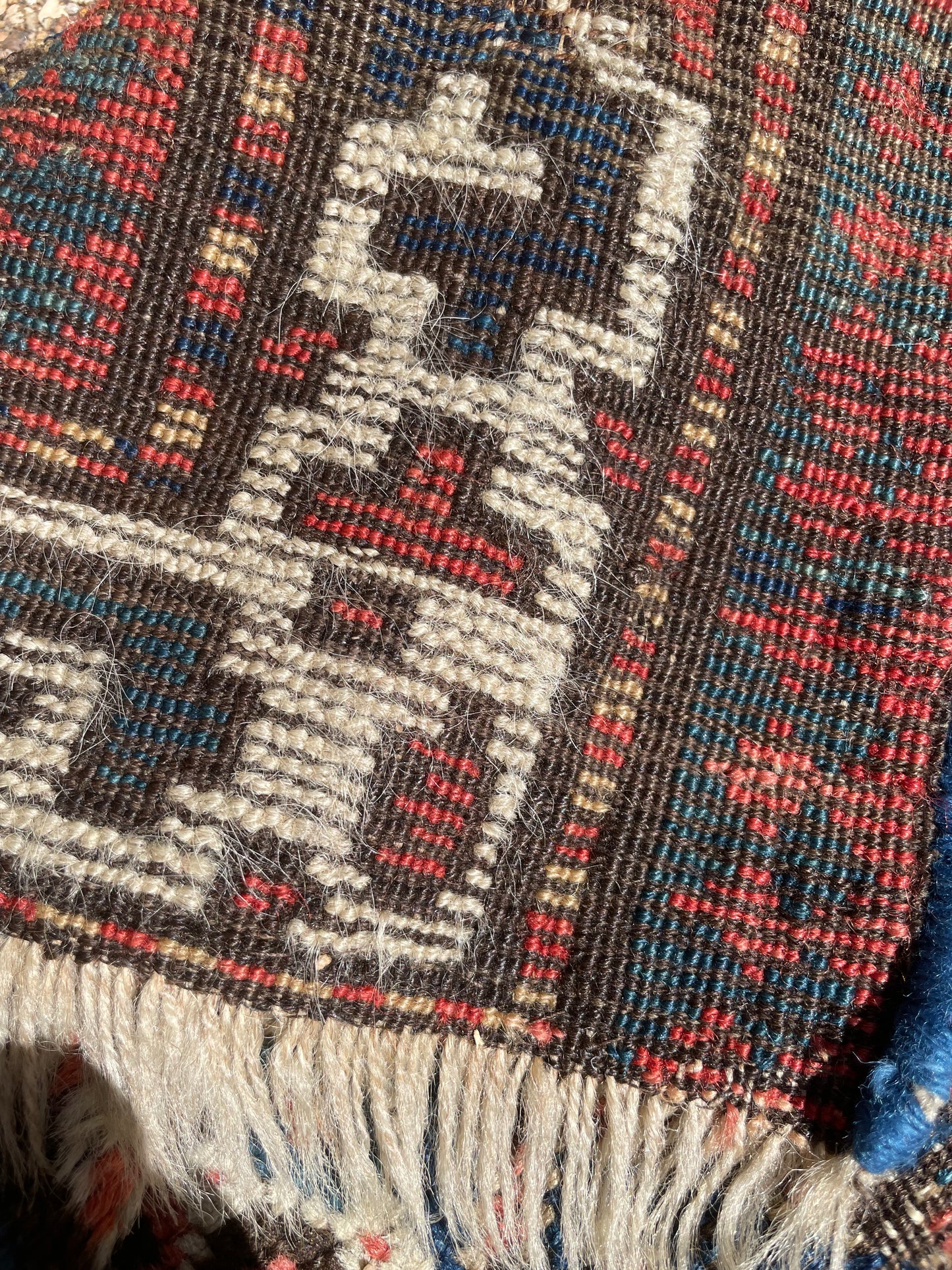 Antique Caucasian Zakatala  Prayer Rug