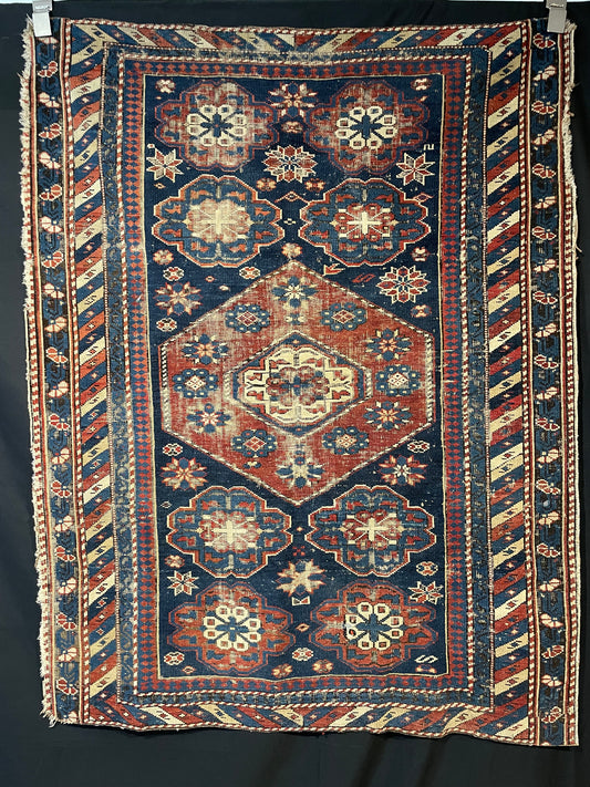 Antique Armenian Shirvan Caucasian Rug