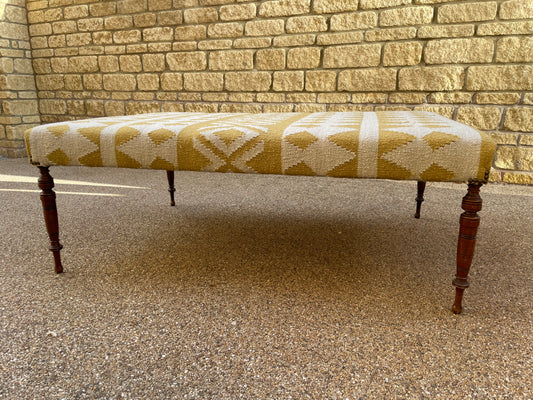 Upholstered Ottoman Stool - Table