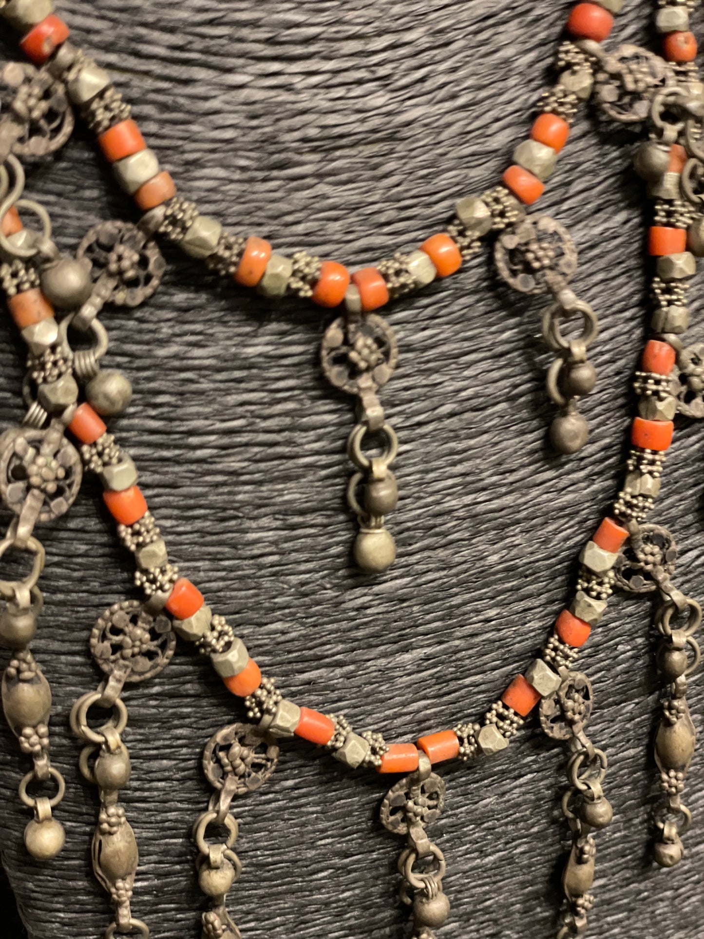 Yemeni Necklace with coral