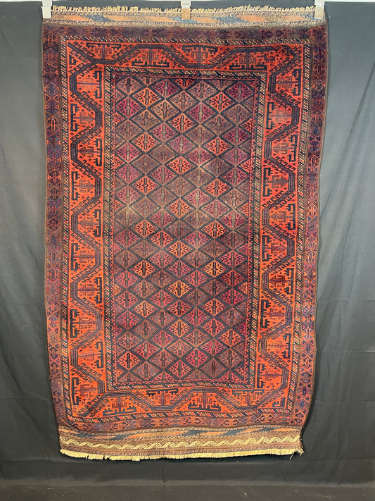 Antique Khorasan Baluch Rug
