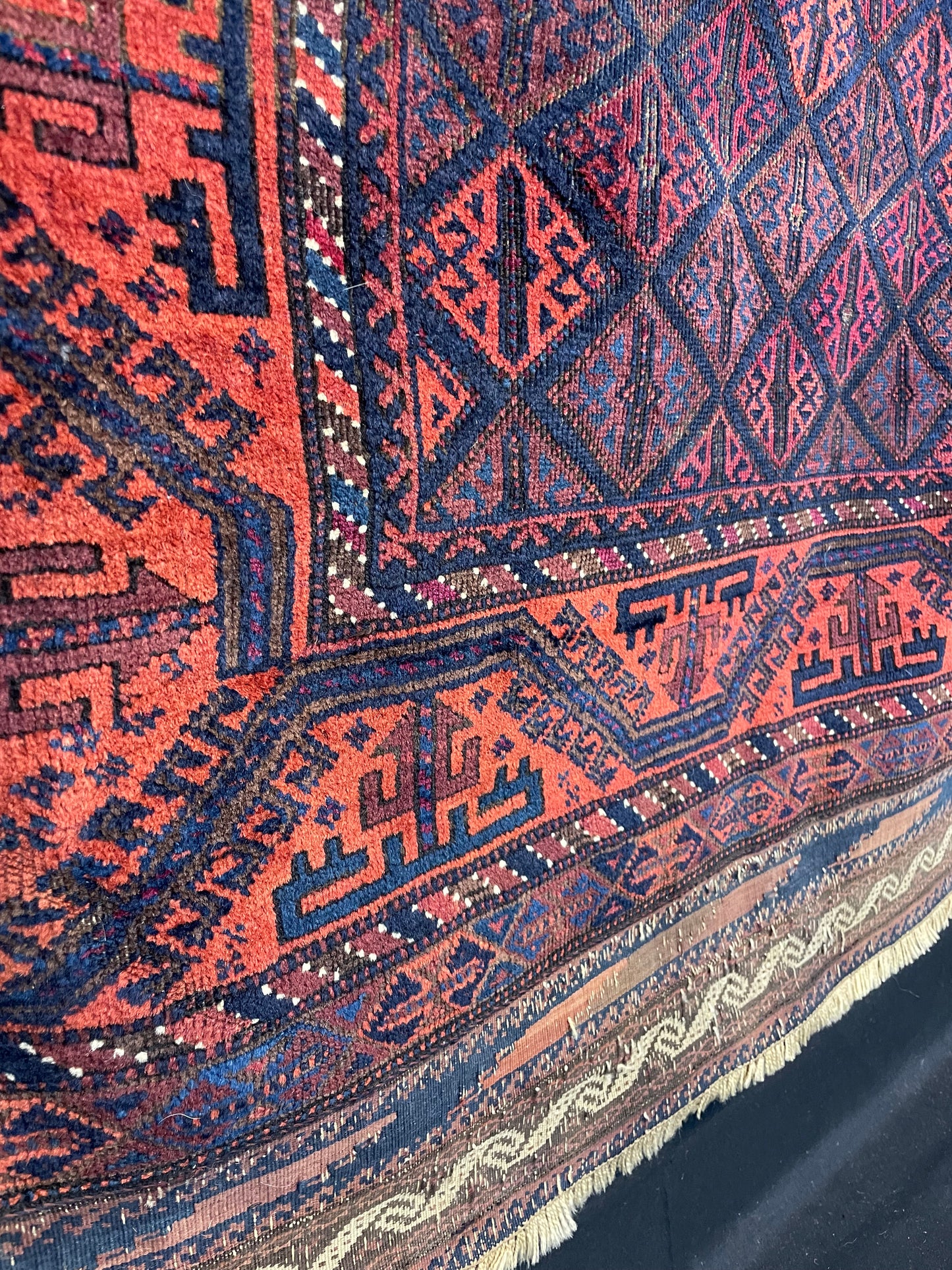 Antique Khorasan Baluch Rug