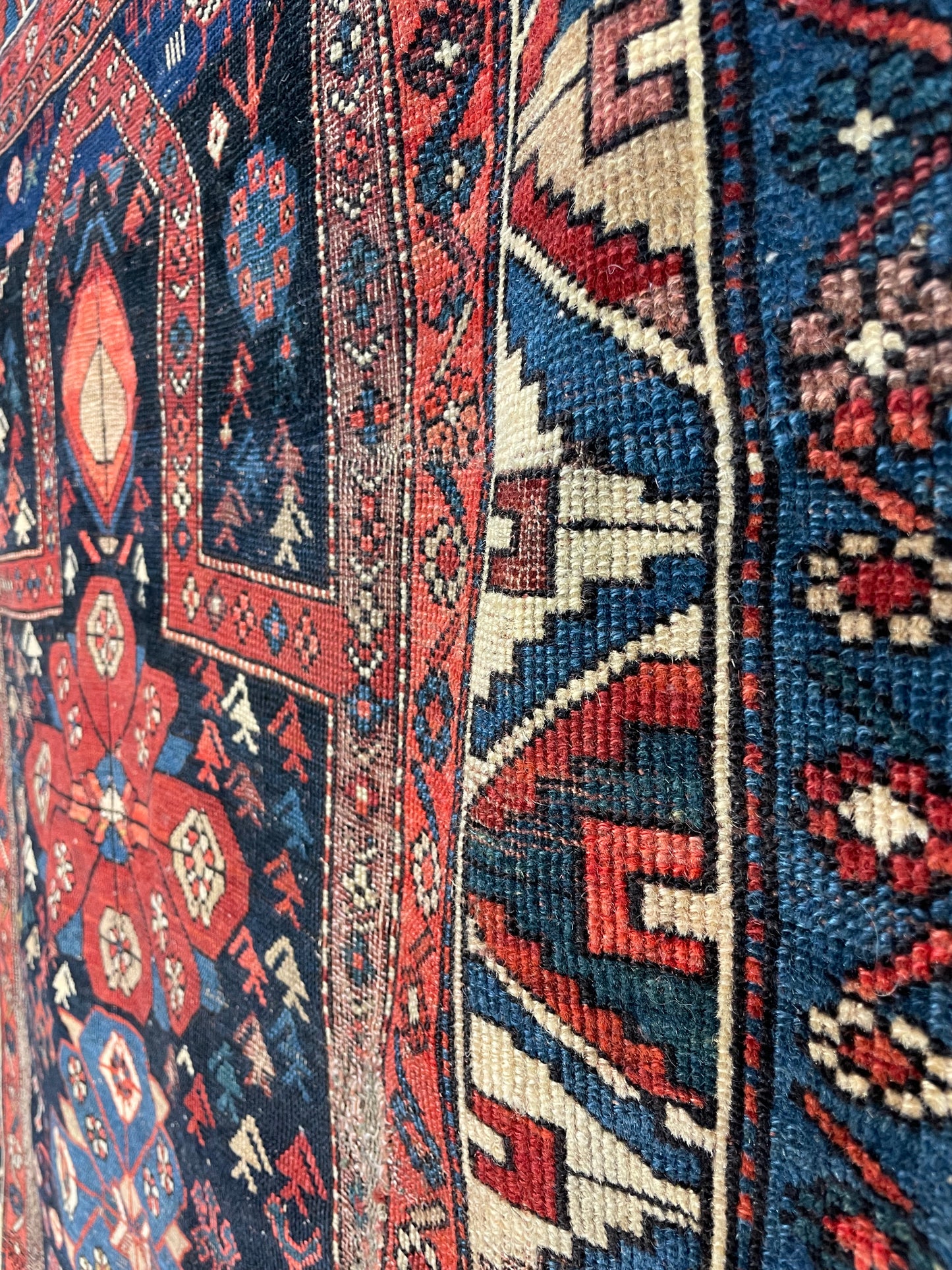 Antique Caucasian Prayer Rug