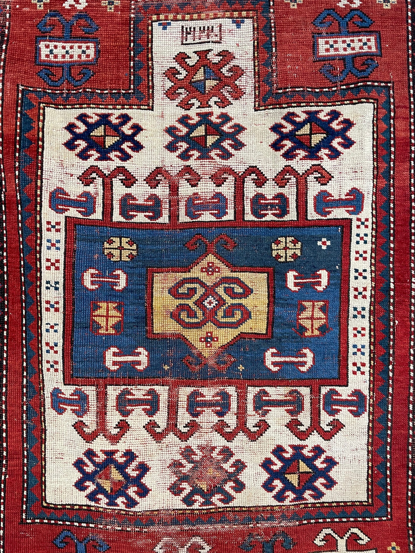 Antique Caucasian Karachov Prayer Rug