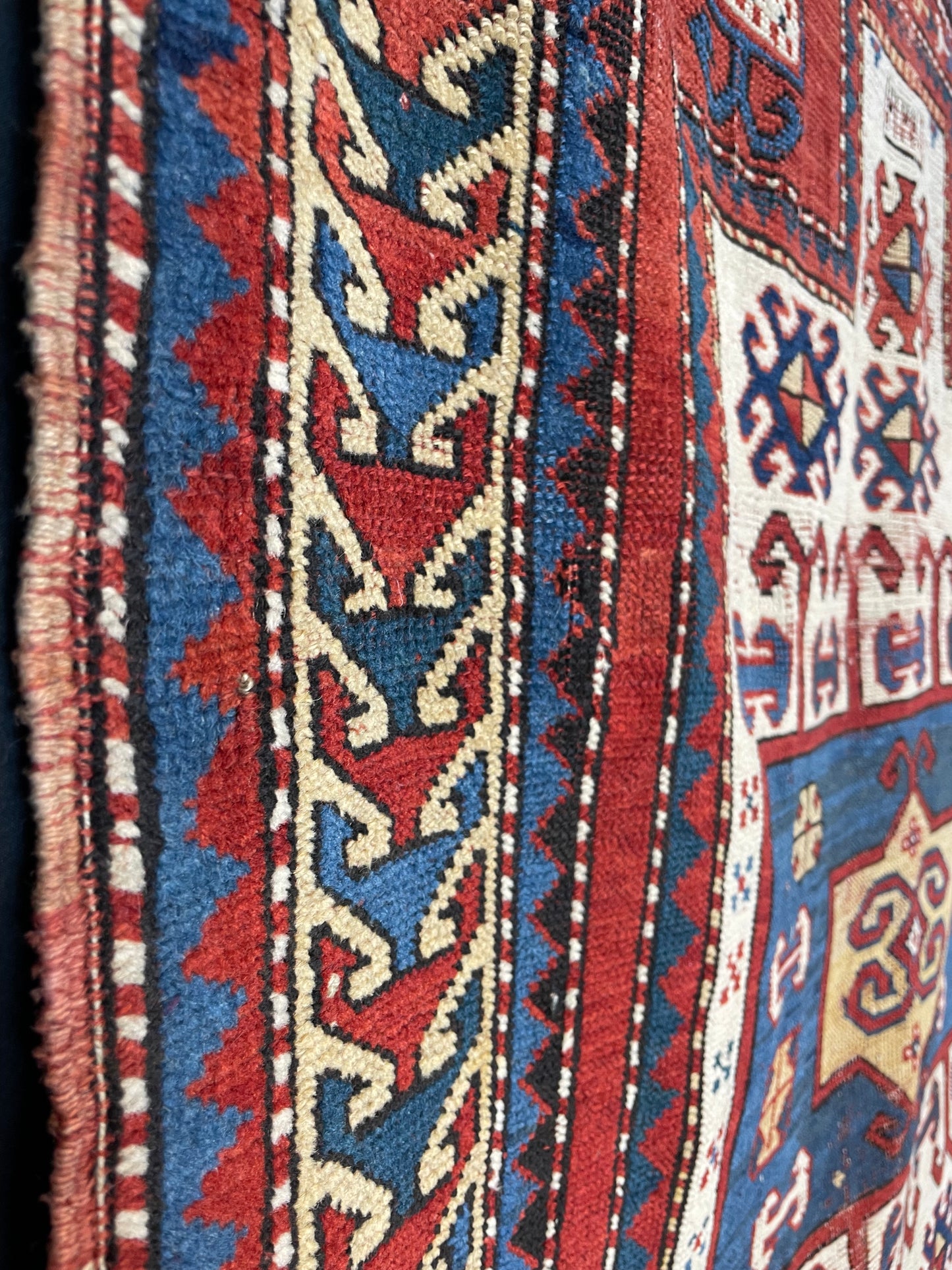 Antique Caucasian Karachov Prayer Rug