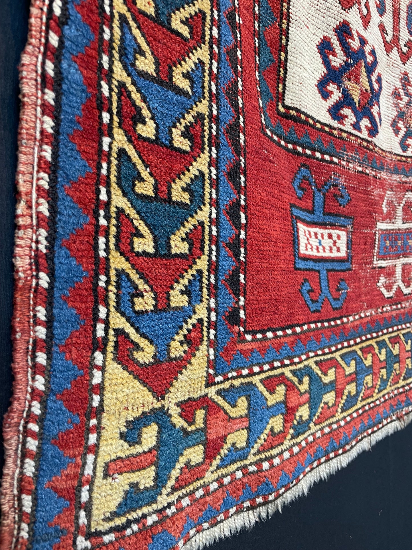 Antique Caucasian Karachov Prayer Rug