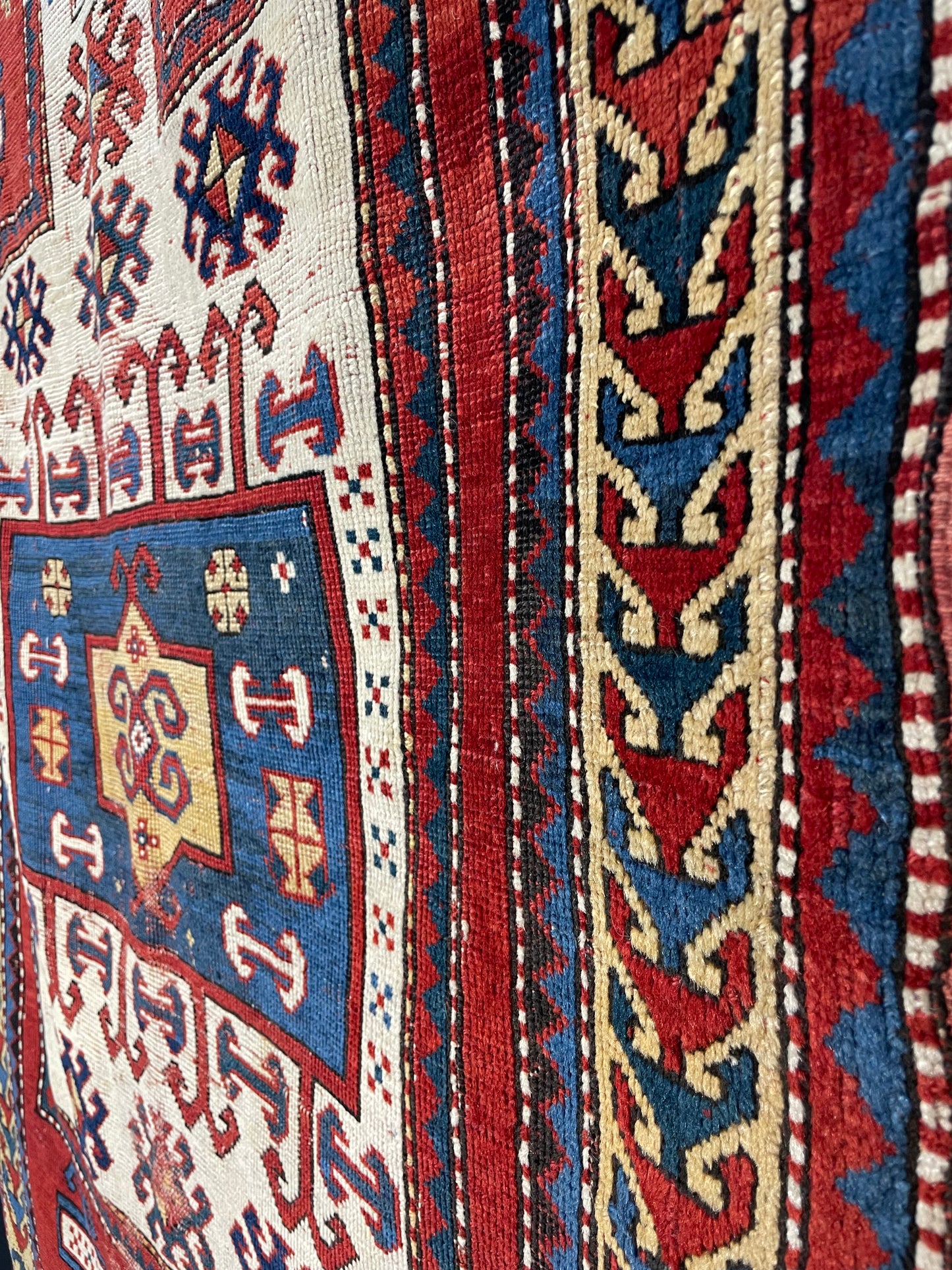 Antique Caucasian Karachov Prayer Rug