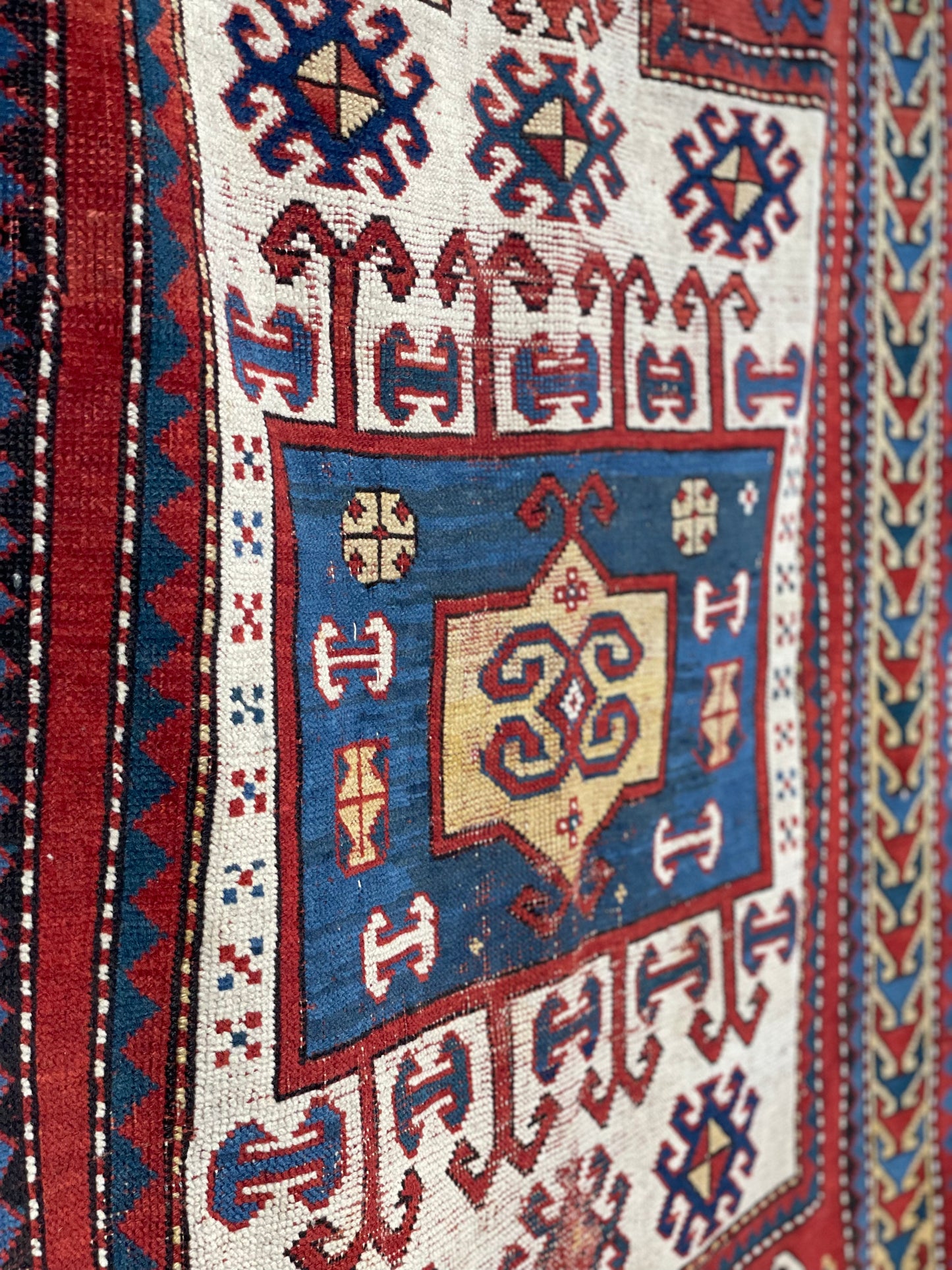 Antique Caucasian Karachov Prayer Rug