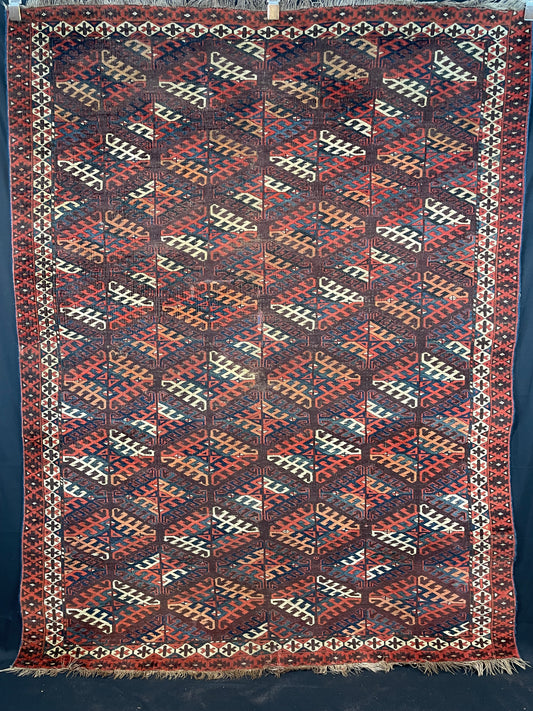 Antique Yomut Turkoman Rug
