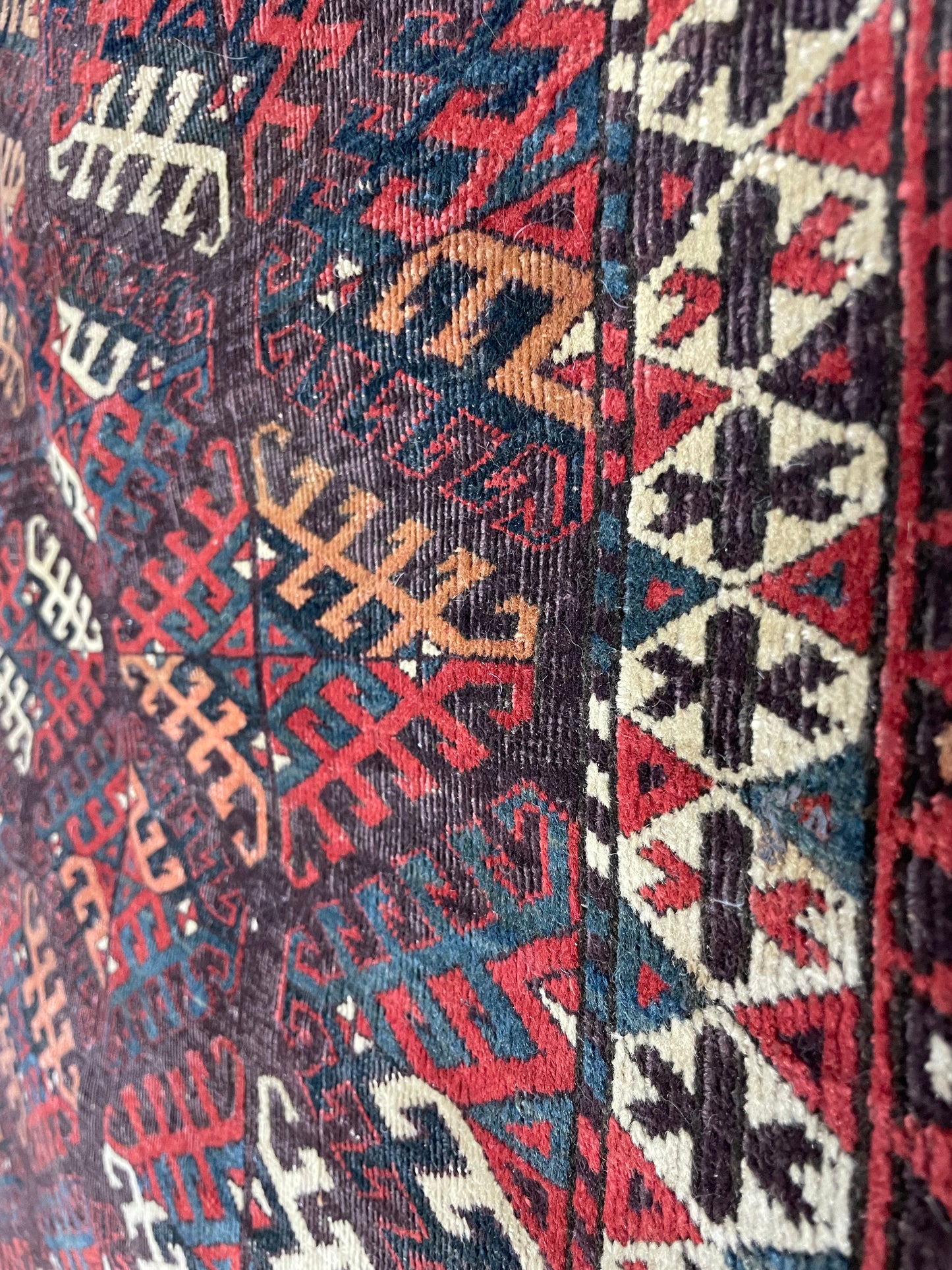 Antique Yomut Turkoman Rug
