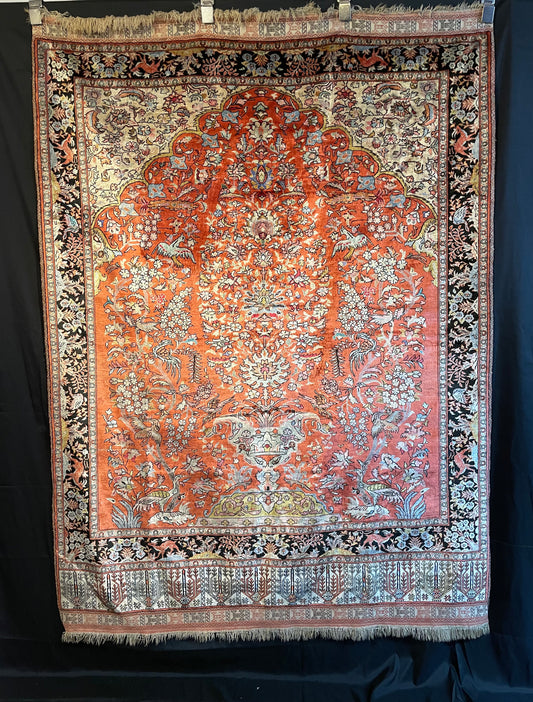 N/W Persian Fine Silk 'Garden of Paradise'