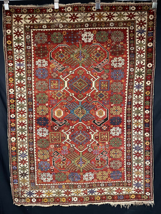 Antique Caucasian Shirvan Bidjov