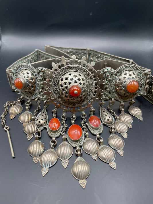Tribal Belt with Carnelian
