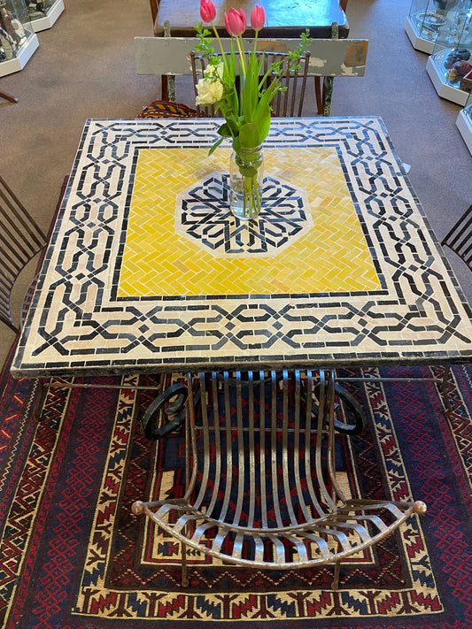 Moroccan Mosaic Garden/Conservatory Table